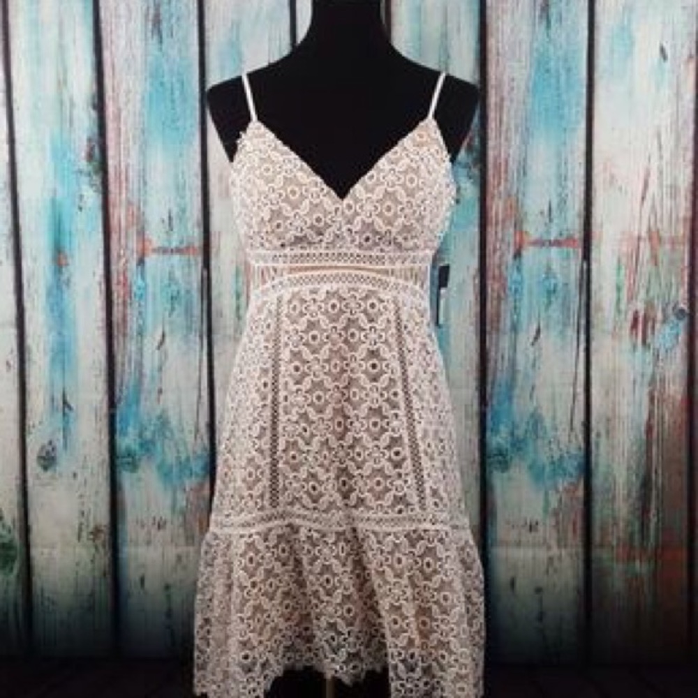 White guess dress xl